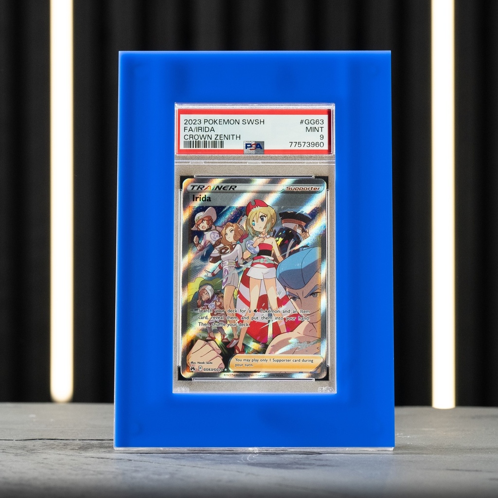 Premium Blue magnetic Cardholder